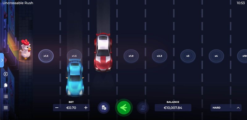 La Euforia Desafiantera de Uncrossable Rush, El Juego de Azar que No Te Dejas